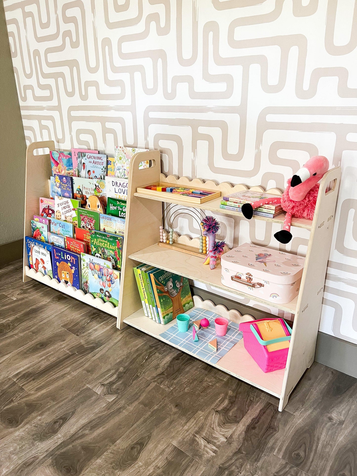Montessori Toy Shelf | Baltic Birch Ply | Toylandeu™
