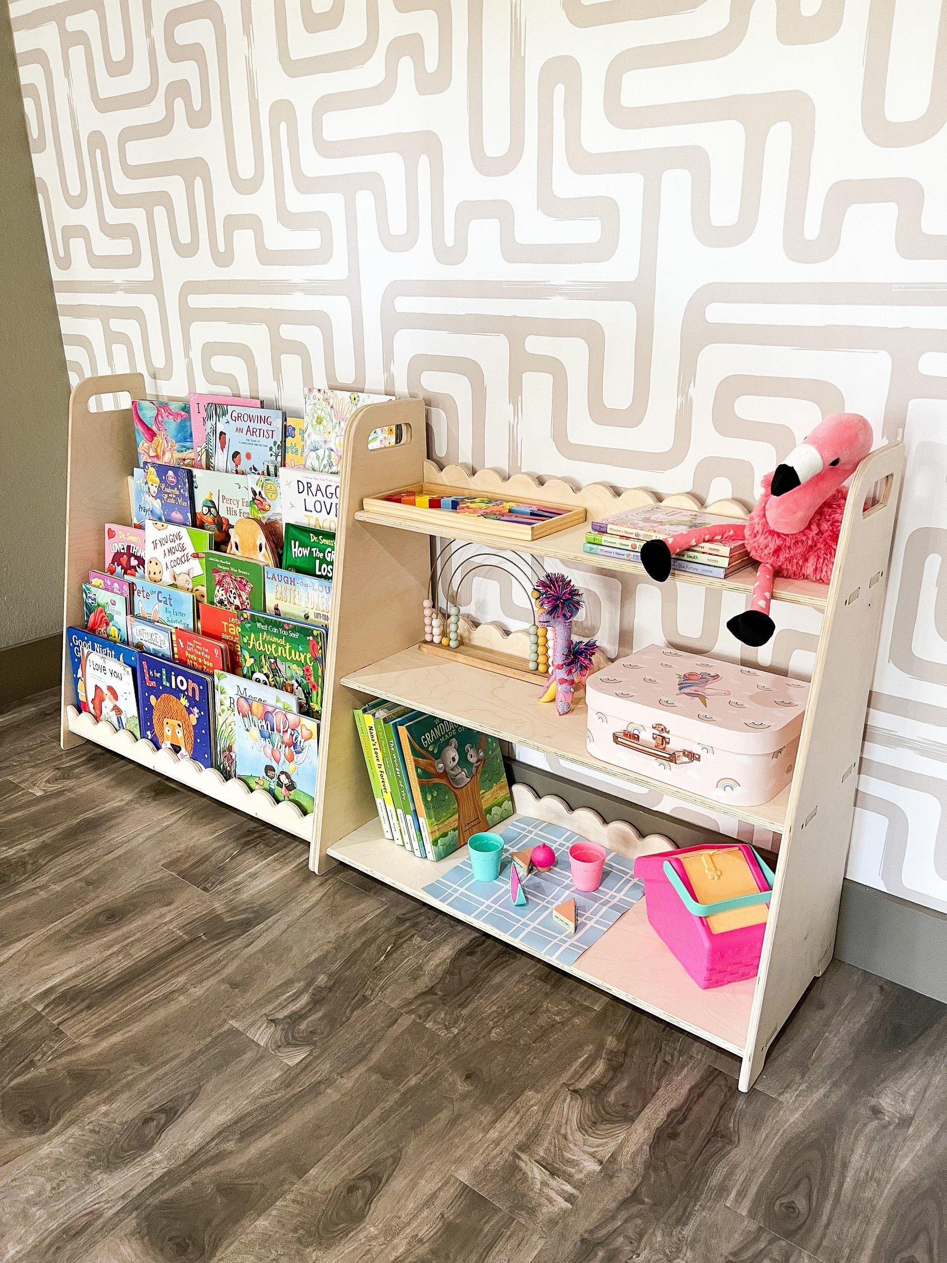 Montessori Toy Shelf | Baltic Birch Ply | Toylandeu™