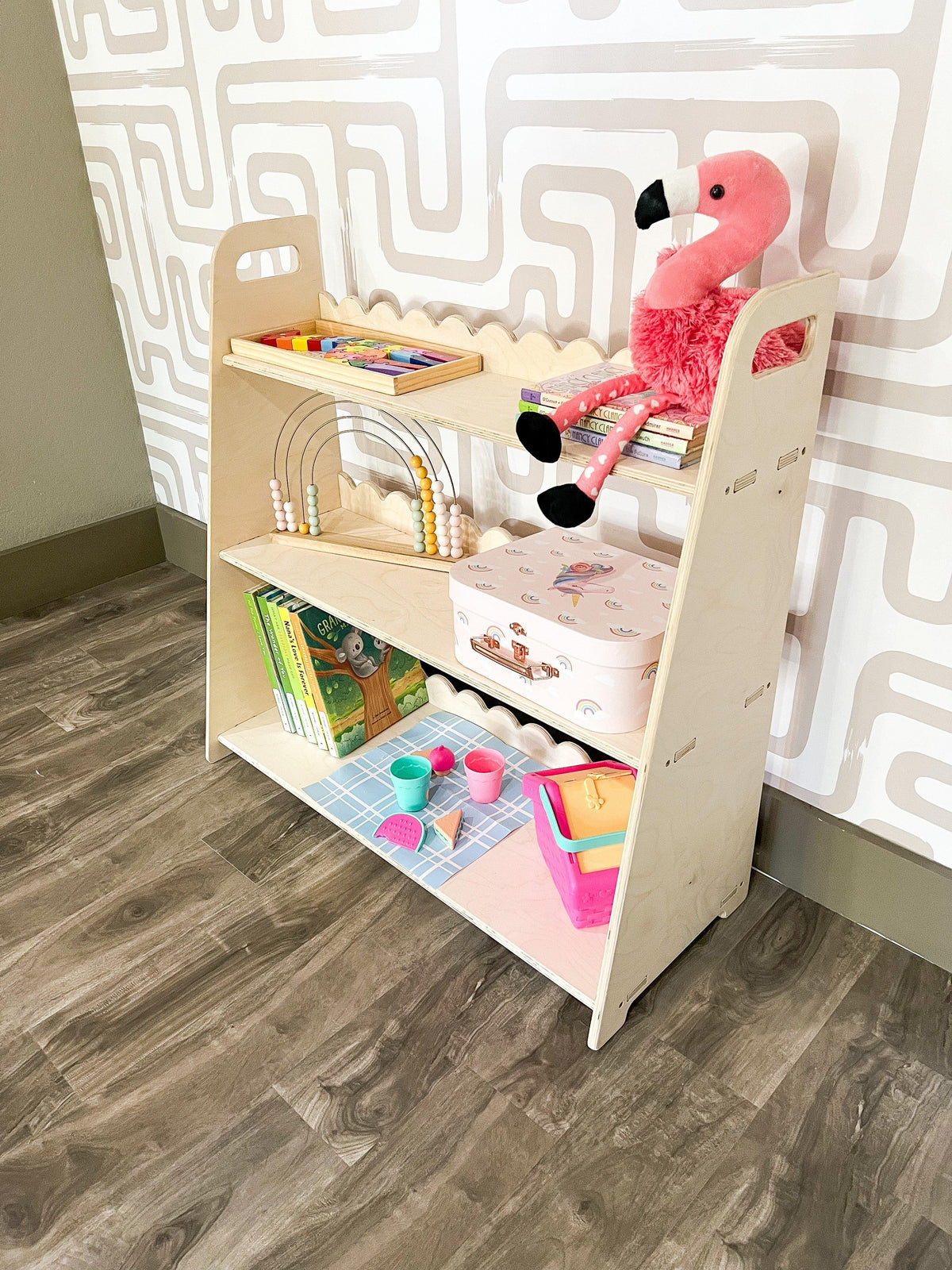 Montessori Toy Shelf | Baltic Birch Ply | Toylandeu™