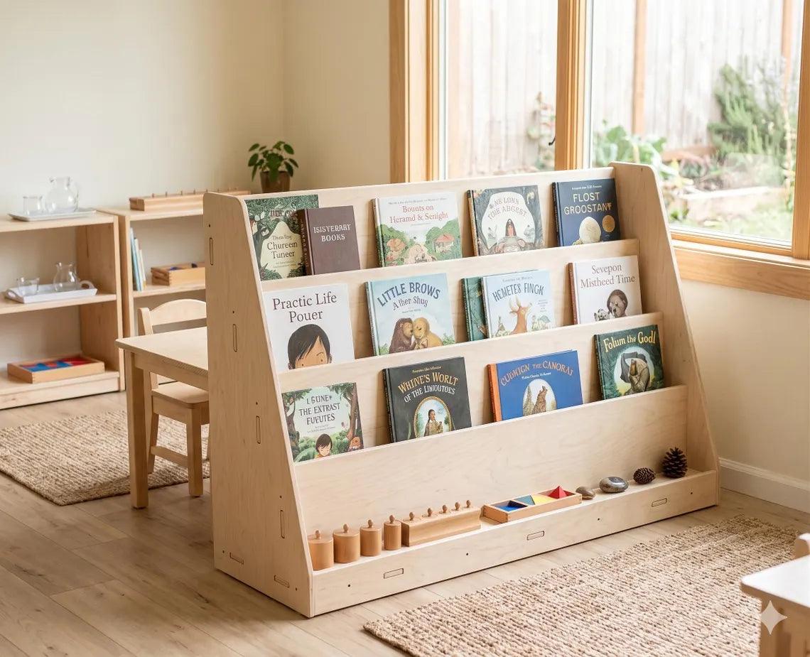 Montessori Toy Shelf | Baltic Birch | Toylandeu™