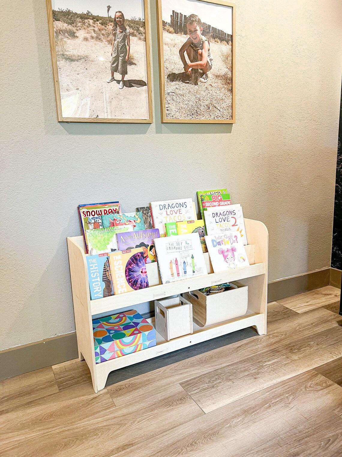 Montessori Toy Shelf | Birch 3 Shelf | Toylandeu™