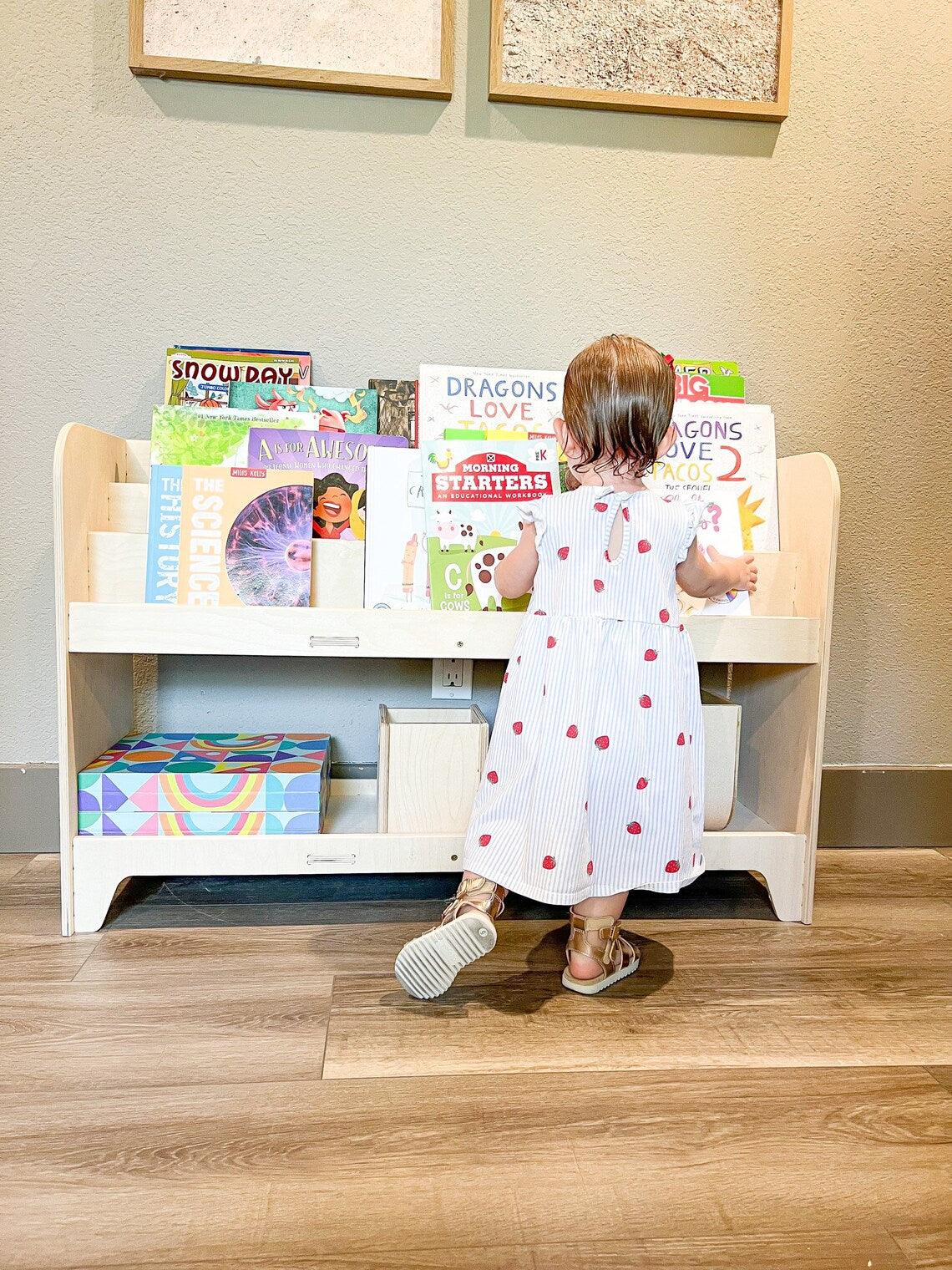Montessori Toy Shelf | Birch 3 Shelf | Toylandeu™