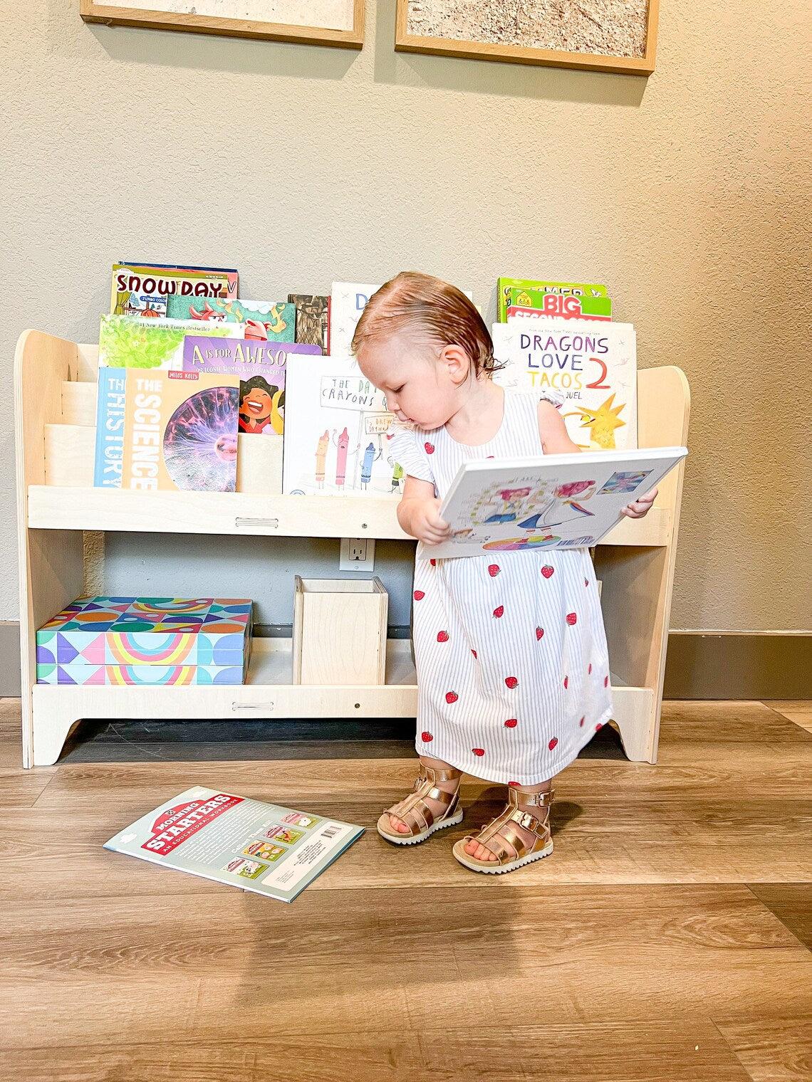 Montessori Toy Shelf | Birch 3 Shelf | Toylandeu™