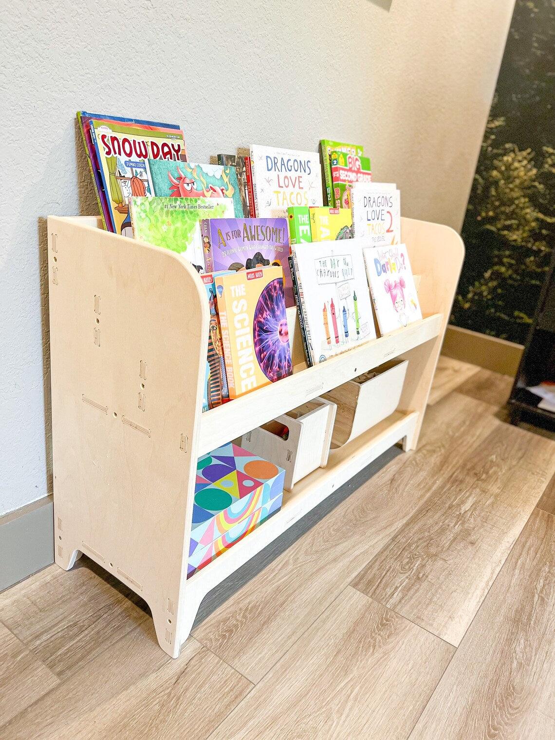 Montessori Toy Shelf | Birch 3 Shelf | Toylandeu™