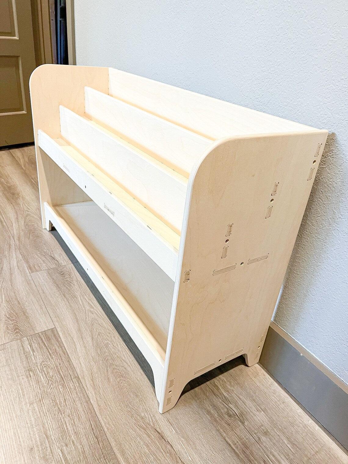 Montessori Toy Shelf | Birch 3 Shelf | Toylandeu™