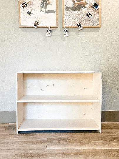 Montessori Toy Shelf | Large 2 Shelf Back | Toylandeu™
