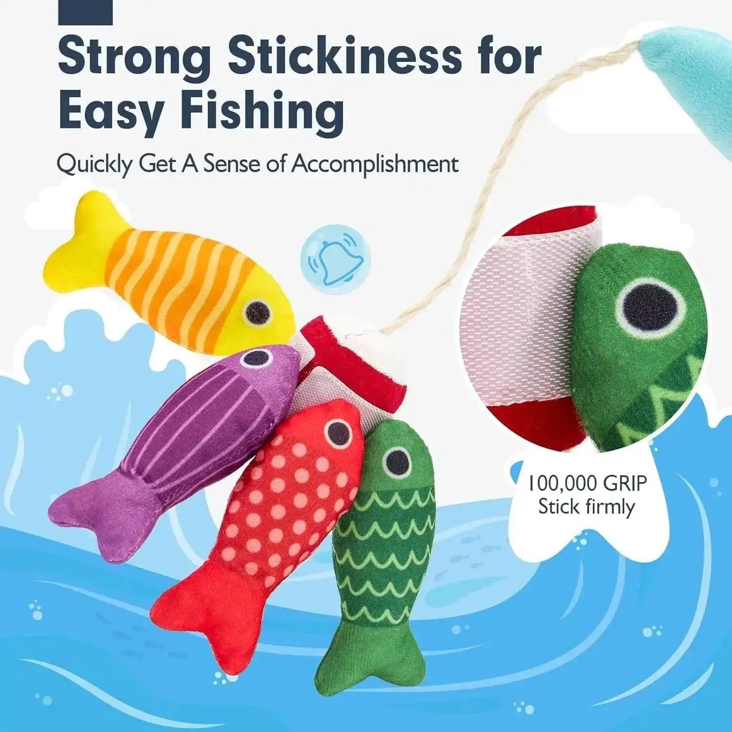 Montessori Toy for Toddlers Cloth Fishing Game Gift -  ToylandEU™