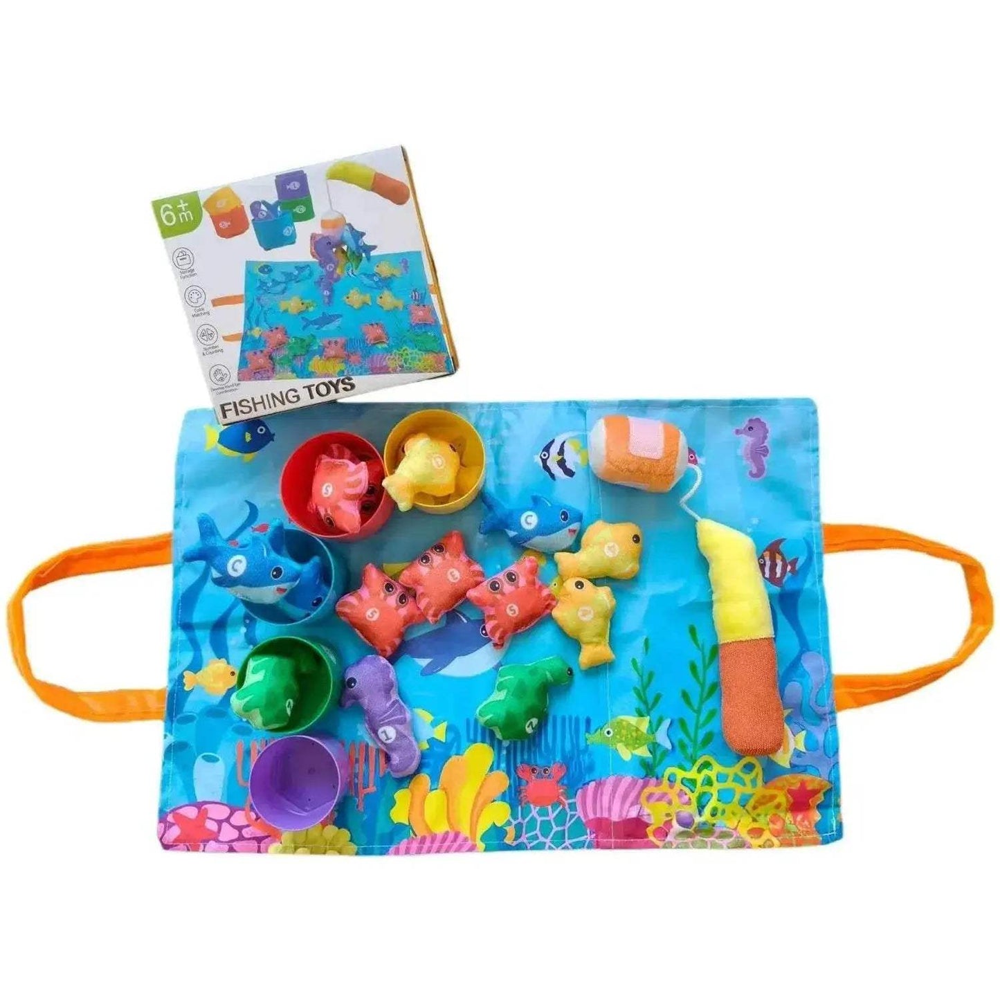  Montessori Toy for Toddlers Cloth Fishing Game Gift -  ToylandEU™