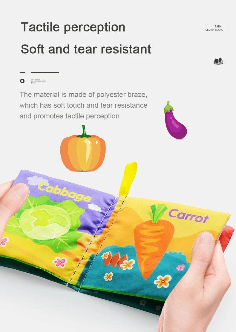 Montessori Toys Baby 0 12 24 36 Months Parent Child Interactive Early Learning Toy Alphabet Lore Puzzle Cloth Book - ToylandEU