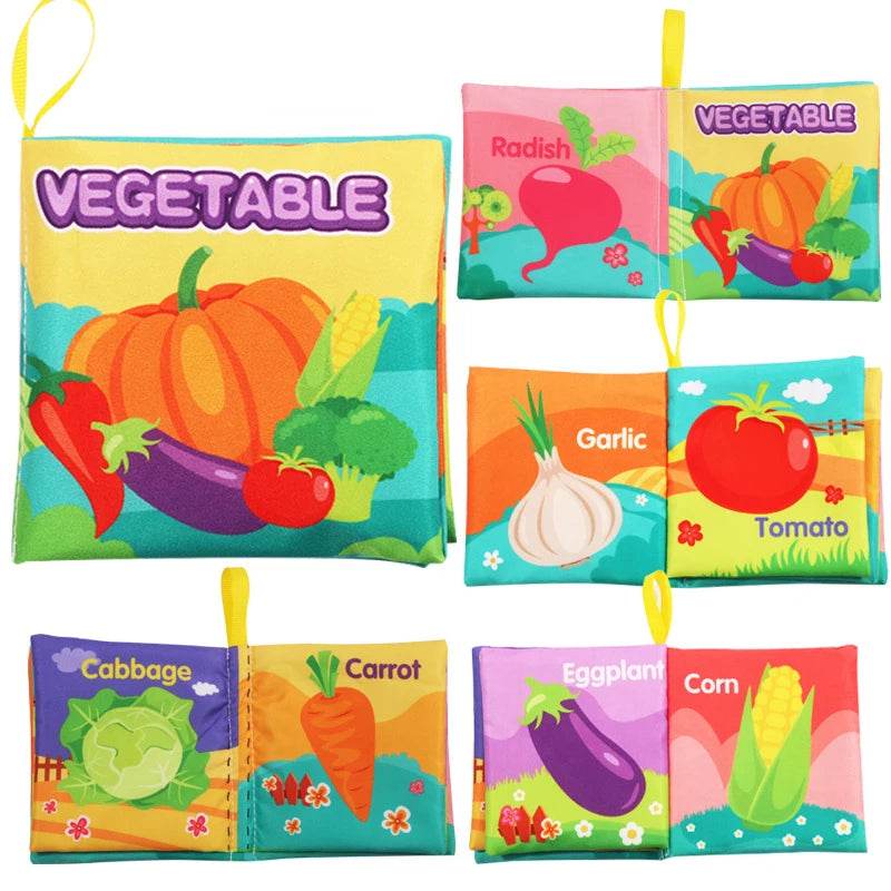 Montessori Toys Baby 0 12 24 36 Months Parent Child Interactive Early Learning Toy Alphabet Lore Puzzle Cloth Book - ToylandEU