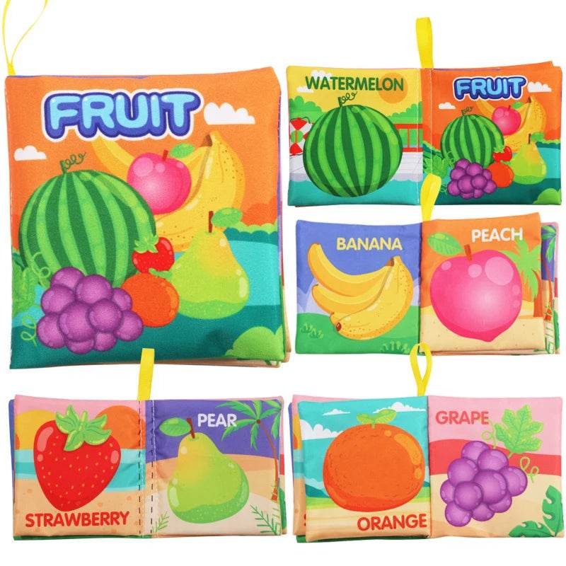 Montessori Toys Baby 0 12 24 36 Months Parent Child Interactive Early Learning Toy Alphabet Lore Puzzle Cloth Book - ToylandEU