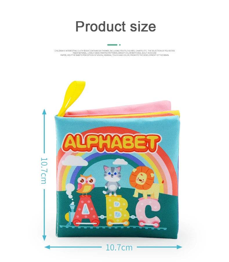 Montessori Toys Baby 0 12 24 36 Months Parent Child Interactive Early Learning Toy Alphabet Lore Puzzle Cloth Book - ToylandEU