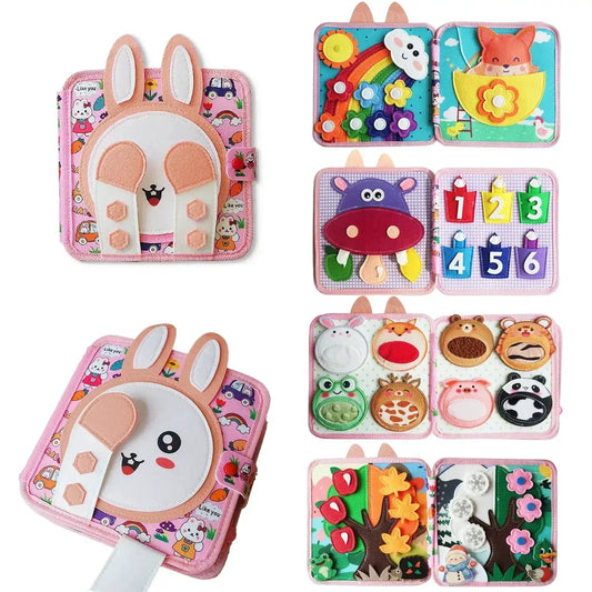  Montessori Toys For Toddlers Travel Kit Reusable Books -  ToylandEU™