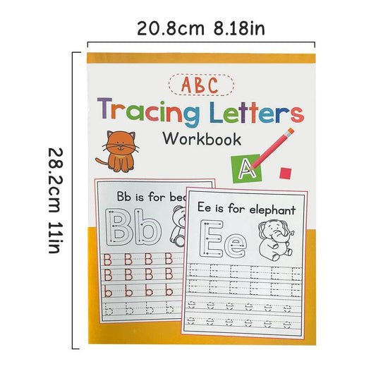 Tracing Letters A-Z Uppercase Lowercase Workbook Montessori - ToylandEU