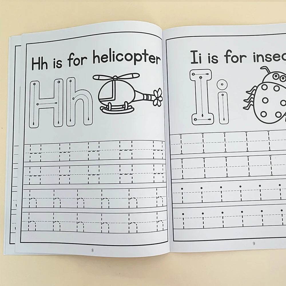 Tracing Letters A-Z Uppercase Lowercase Workbook Montessori - ToylandEU