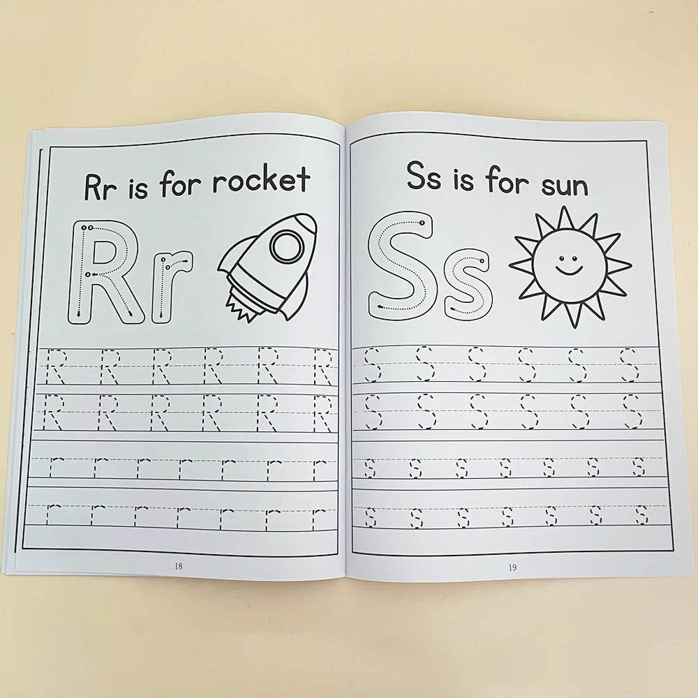 Tracing Letters A-Z Uppercase Lowercase Workbook Montessori - ToylandEU