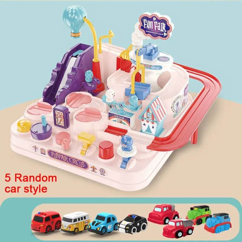 مجموعة مغامرات قطار مونتيسوري للأطفال - وقت لعب ممتع وتعليمي - ToylandEU