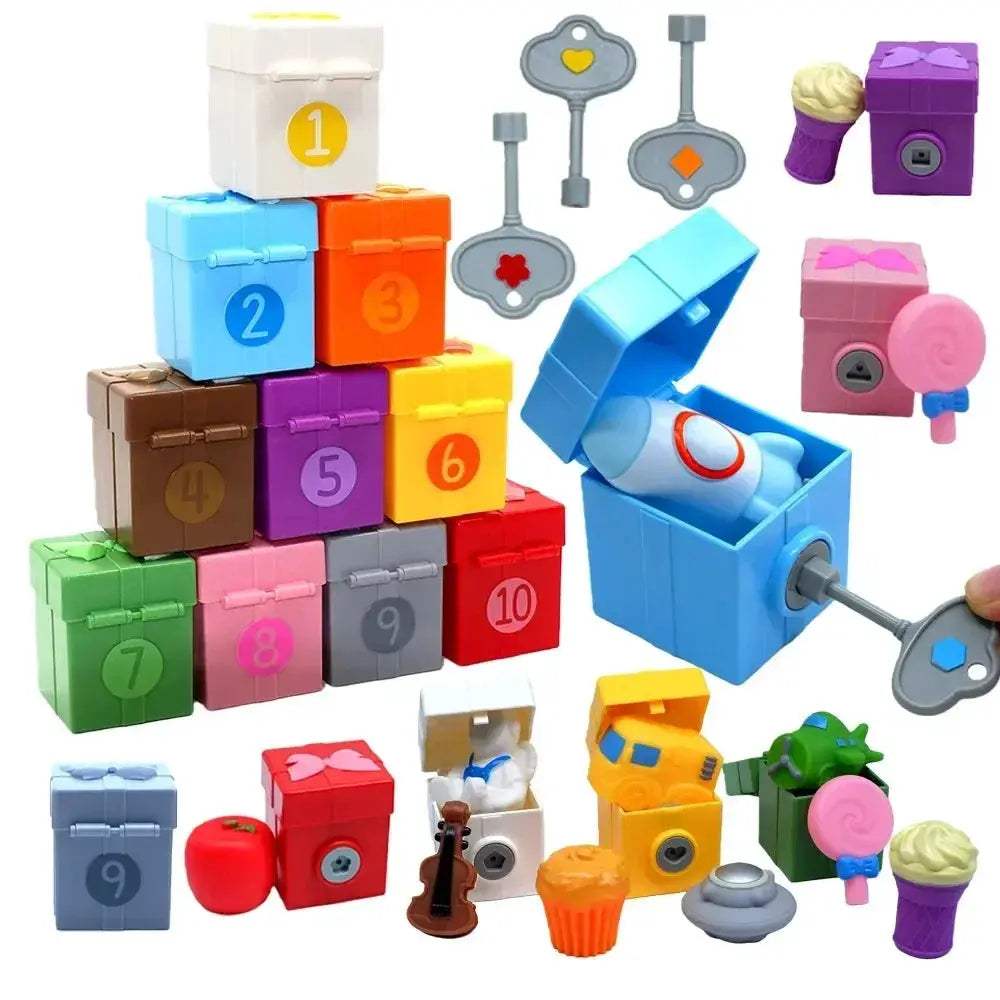 Montessori Train Set For Toddlers Counting Toys Surprise Party Gift - ToylandEU