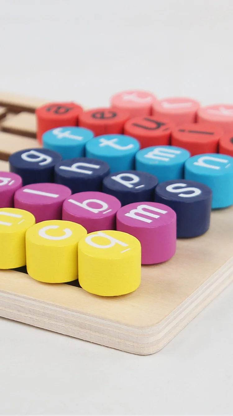 Montessori Vowels Go Position Spelling Word Letter Maze Matching Game Logical Reasoning Educational Toy - ToylandEU