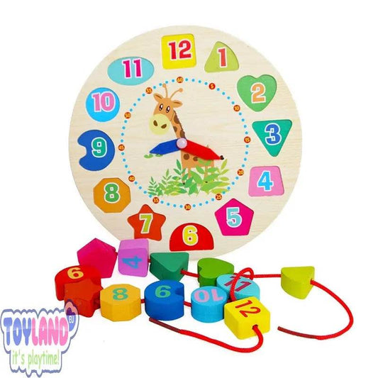Montessori Weather & Time Learning Clock for Kids - Educational Toy - ToylandEU