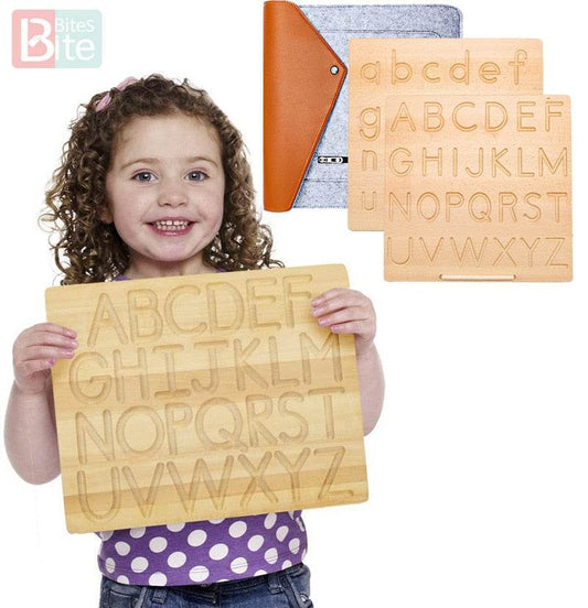 Montessori Wooden Alphabet & Numbers Cognitive Board for Early Learning - ToylandEU