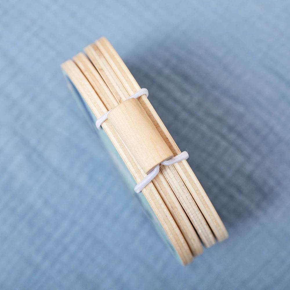 Montessori Baby Wooden Book Early Educational Toys Enlightenment Readings Marine Animals Illustration Cognitive Book for Toddler - ToylandEU