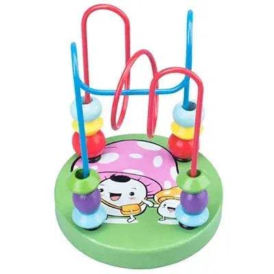 Montessori Wooden Bead Maze Toy For Toddlers Learning Math - ToylandEU