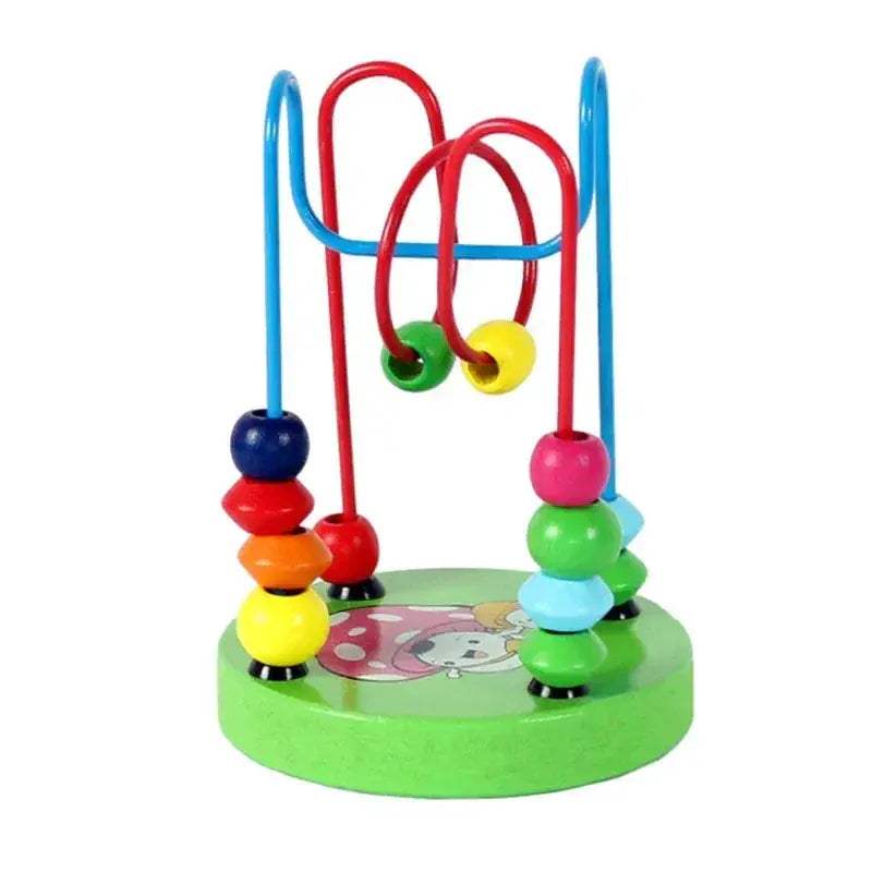 Montessori Wooden Bead Maze Toy For Toddlers Learning Math - ToylandEU