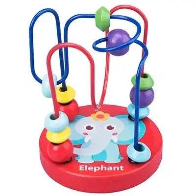 Montessori Wooden Bead Maze Toy For Toddlers Promotes Early Learning - ToylandEU