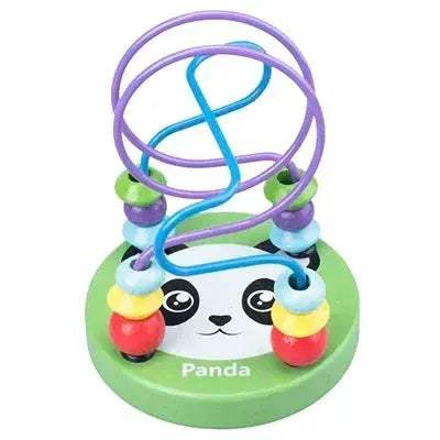 Montessori Wooden Bead Maze Toy For Toddlers Promotes Early Learning - ToylandEU