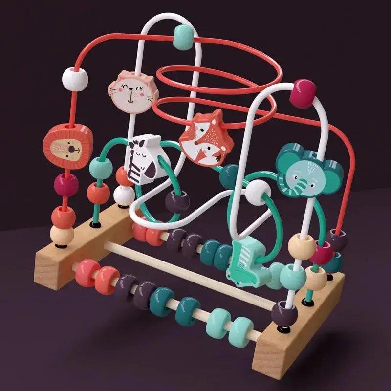  Montessori Wooden Bead Maze Toy For Toddlers Safe -  ToylandEU™