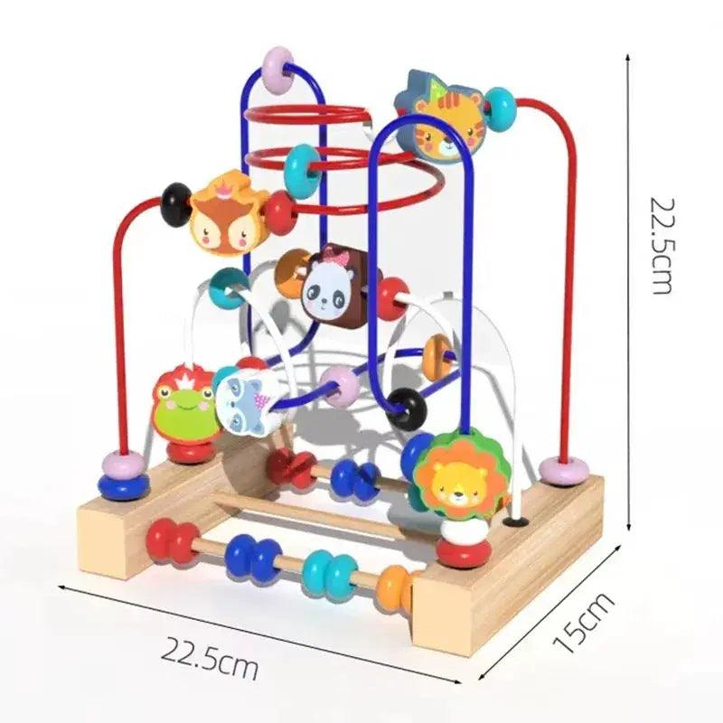  Montessori Wooden Bead Maze Toy For Toddlers Safe -  ToylandEU™