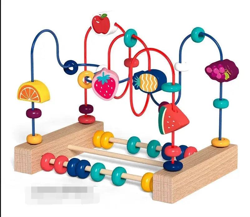  Montessori Wooden Bead Maze Toy For Toddlers Safe -  ToylandEU™