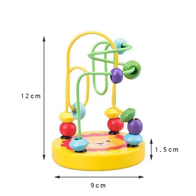  Montessori Wooden Bead Maze Toy Toddlers CE Certified -  ToylandEU™