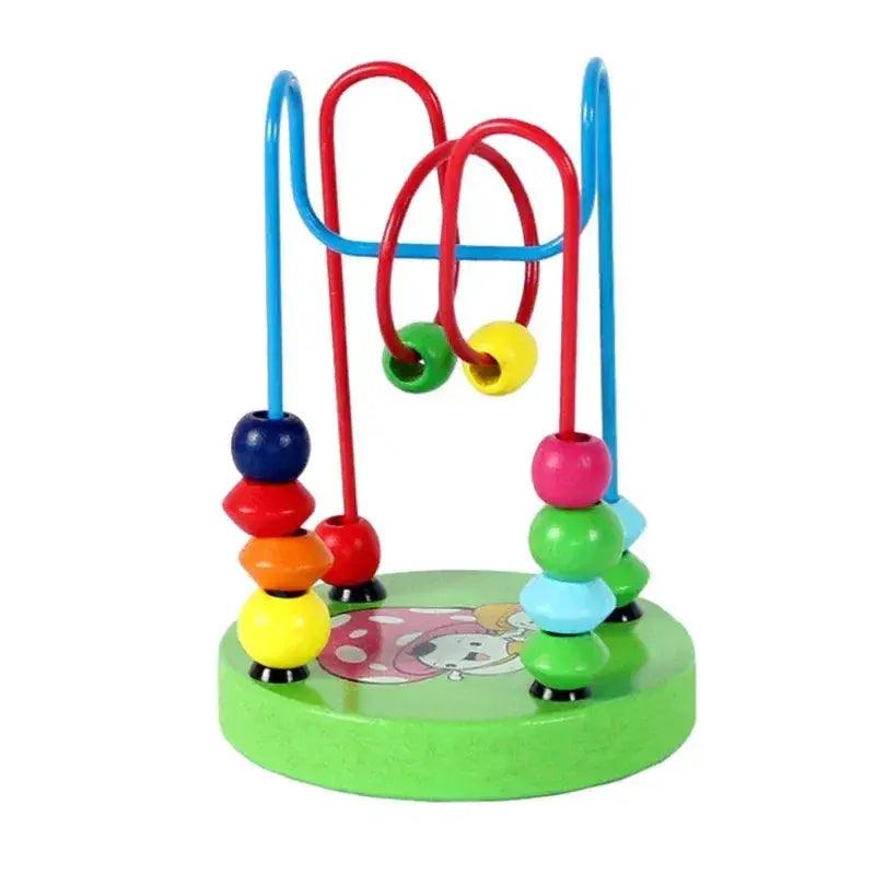  Montessori Wooden Bead Maze Toy Toddlers CE Certified -  ToylandEU™