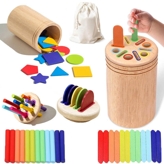 High-Quality Montessori Toys for Toddlers with Colorful Coin Sorting Feature for Early Learning and Development - ToylandEU