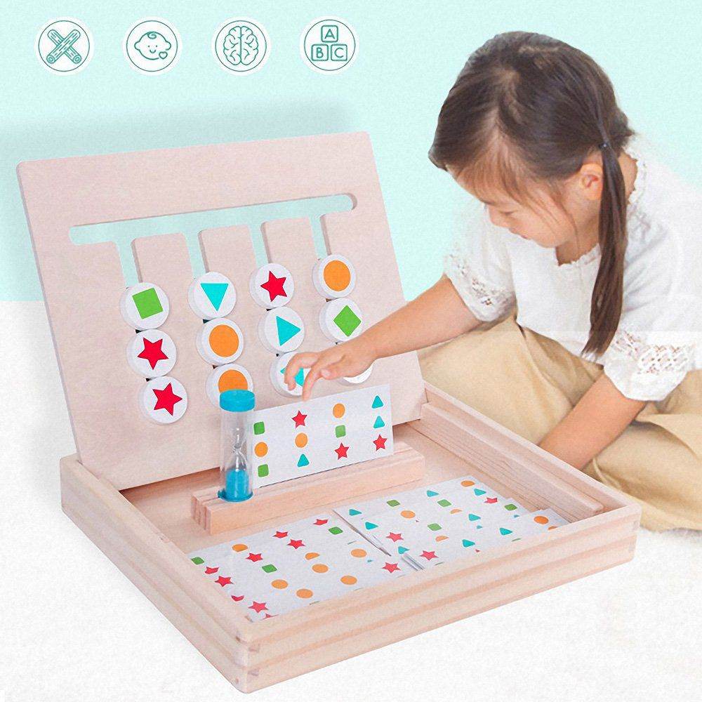 Montessori Wooden Color Matching Puzzle for Kids' Cognitive Development - ToylandEU