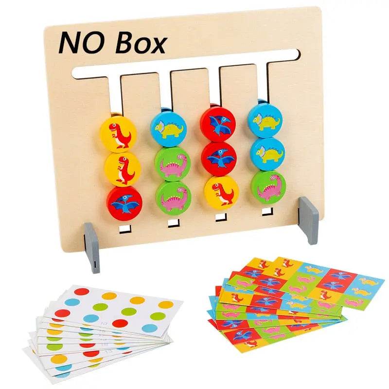 Montessori Wooden Color Matching Puzzle for Kids' Cognitive Development - ToylandEU