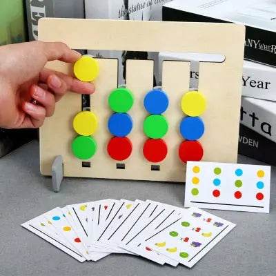 Montessori Wooden Color Matching Puzzle for Kids' Cognitive Development - ToylandEU