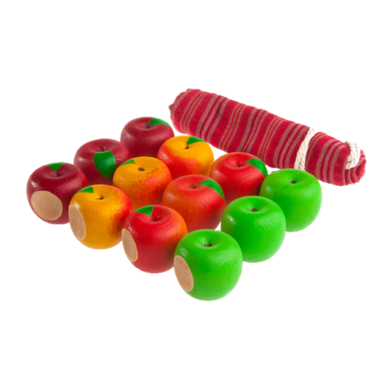 Montessori Wooden Counting Apples Set For Early Math Skills - ToylandEU