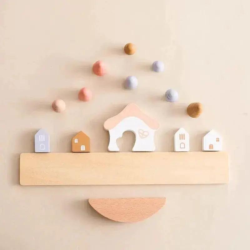  Montessori Wooden Forest Blocks Stacking Toys For Baby Forest House Learning Set -  ToylandEU™