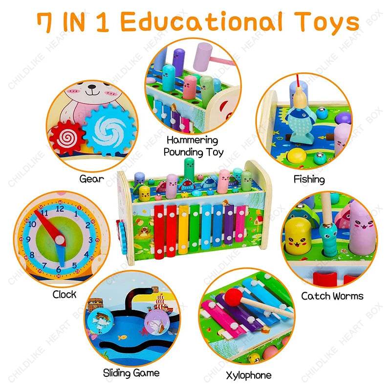 Montessori Hammering Toy for Toddlers - Fun Learning & Coordination - ToylandEU