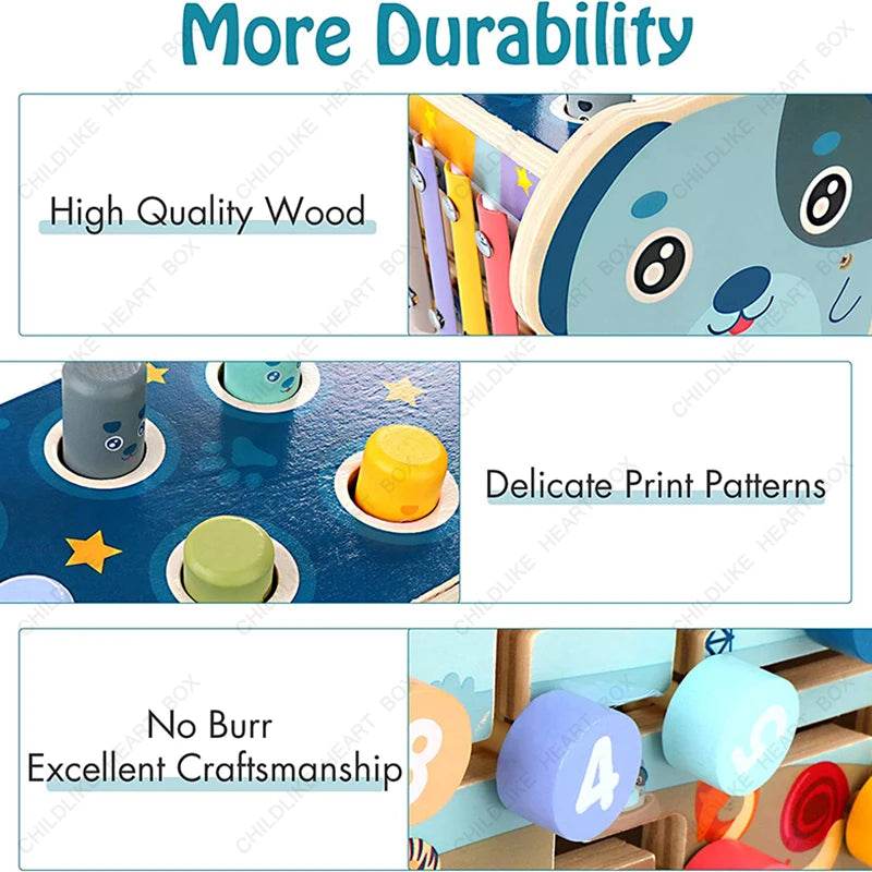 Montessori Hammering Toy for Toddlers - Fun Learning & Coordination - ToylandEU