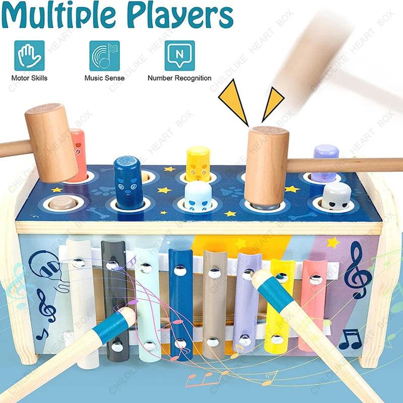 Montessori Hammering Toy for Toddlers - Fun Learning & Coordination - ToylandEU