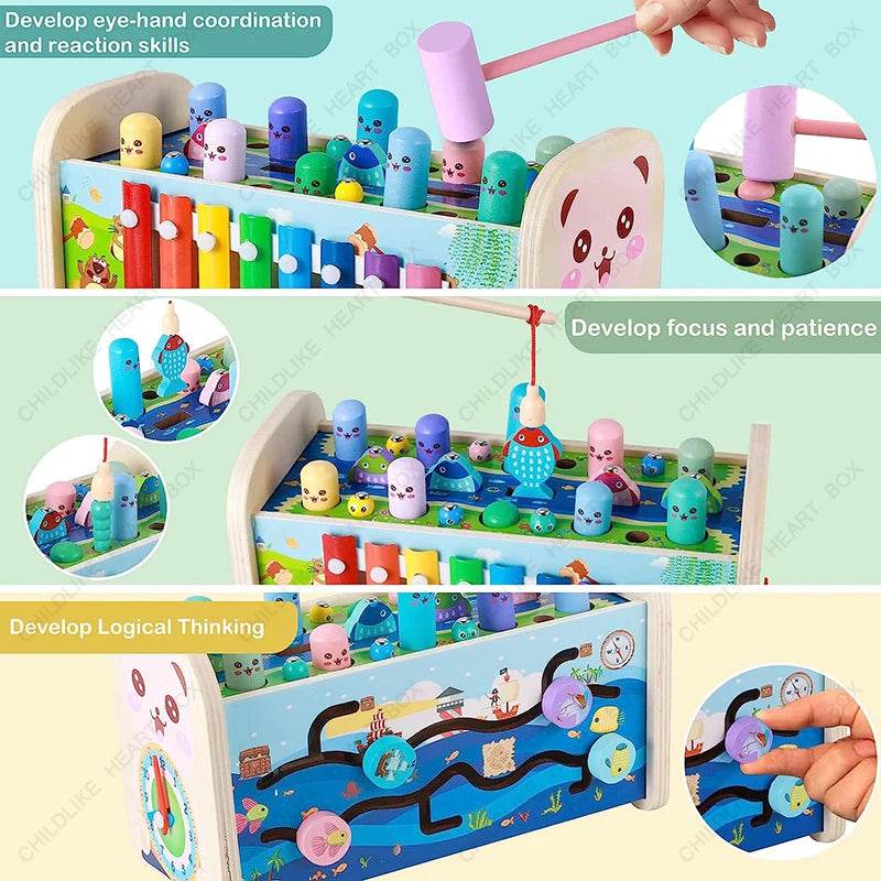 Montessori Hammering Toy for Toddlers - Fun Learning & Coordination - ToylandEU