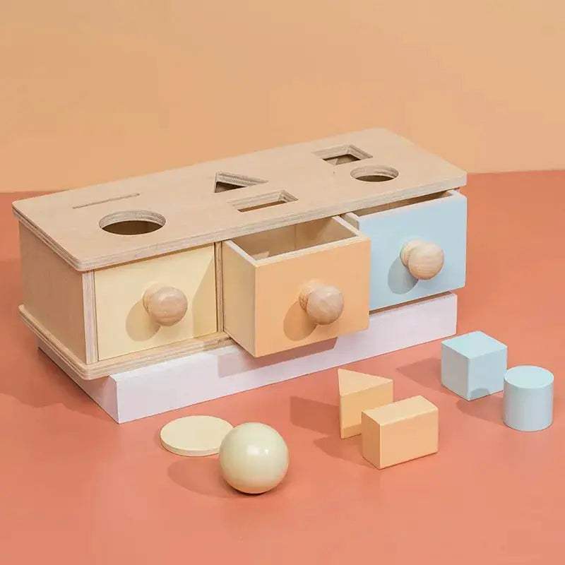 Montessori Wooden Infant Toys For Sensory Color Shape Educational - ToylandEU