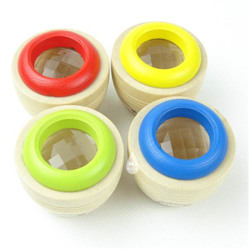 3D дървен калейдоскоп мозайка - Монтесори сензорна математическа играчка за деца - ToylandEU