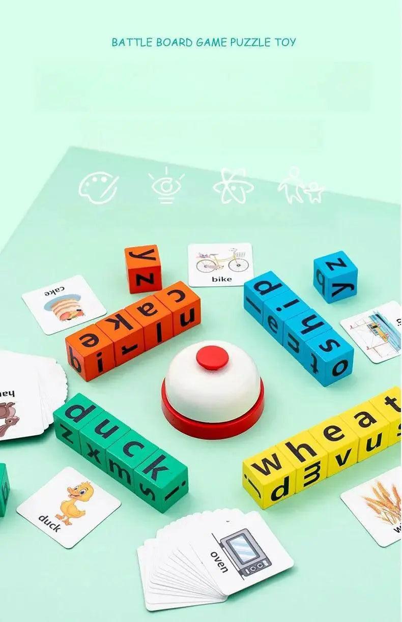  Montessori Wooden Letter Blocks 40 Cards 20 Blocks -  ToylandEU™