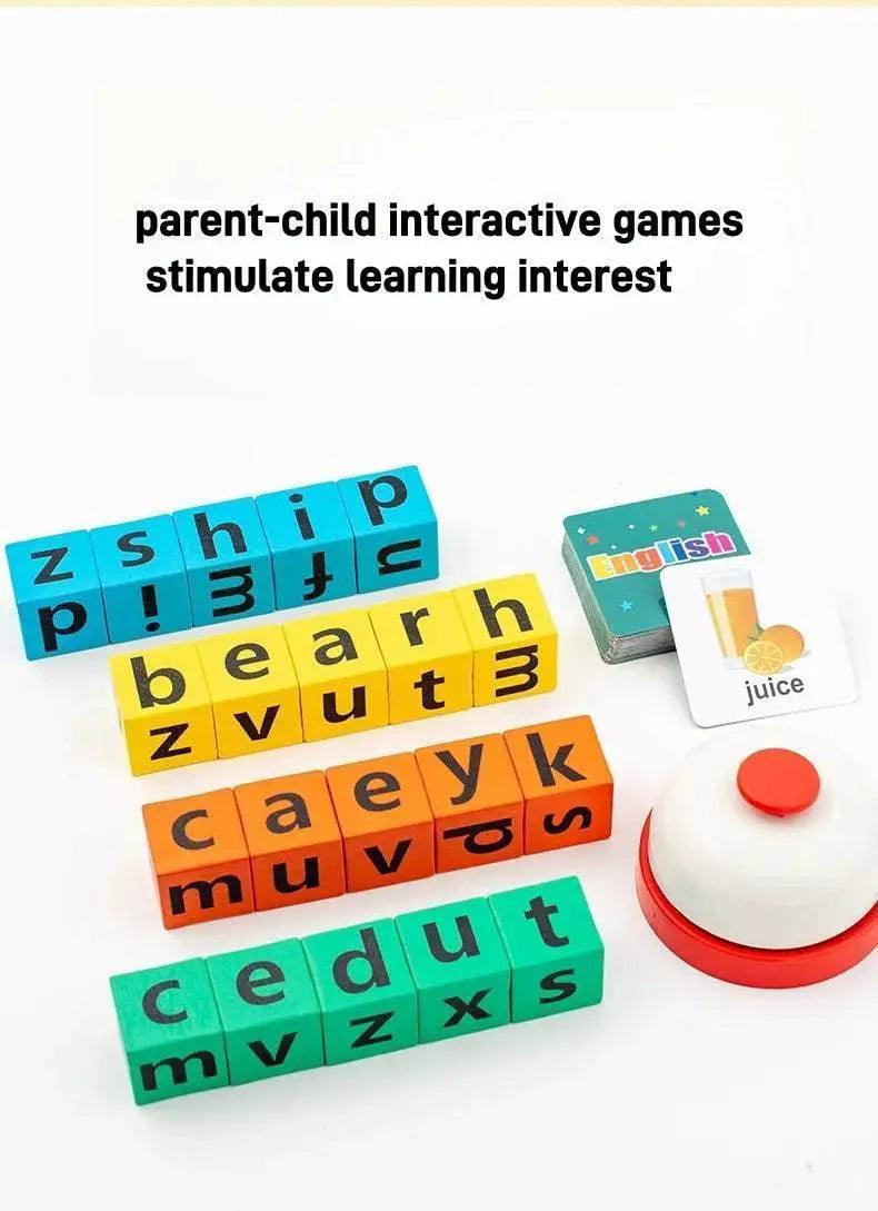  Montessori Wooden Letter Blocks 40 Cards 20 Blocks -  ToylandEU™