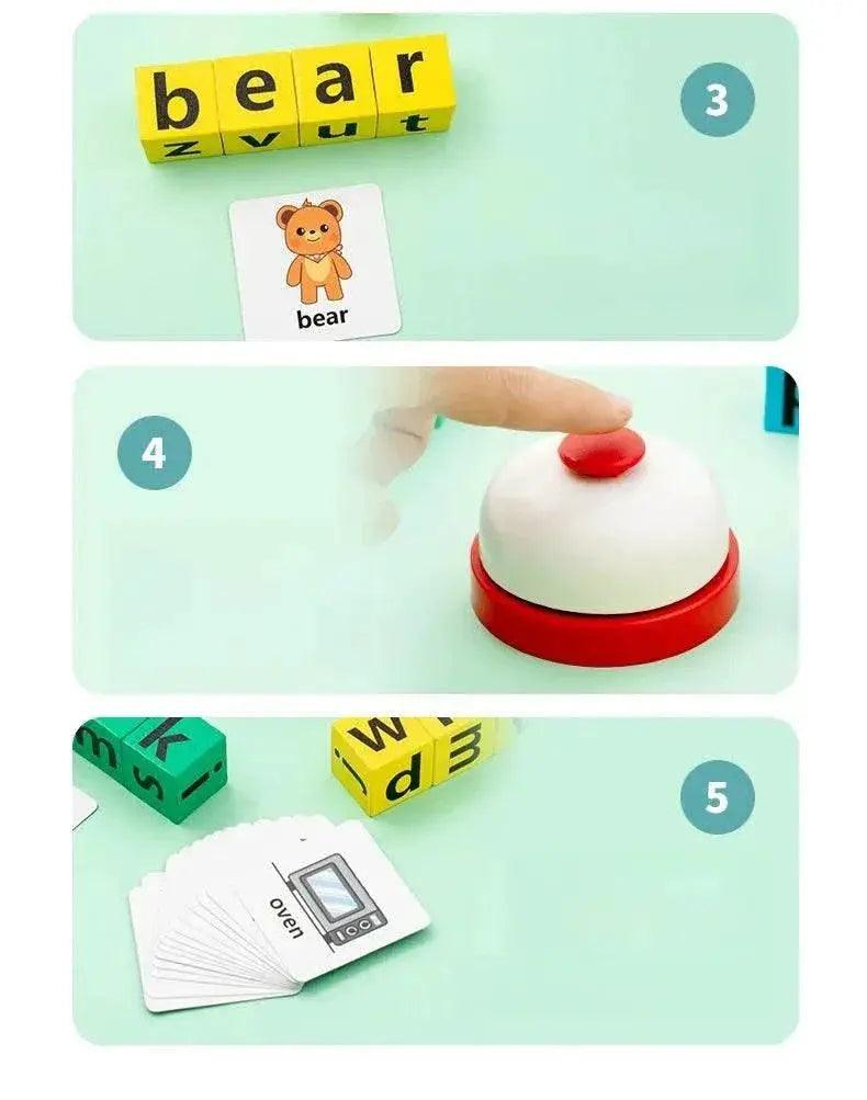  Montessori Wooden Letter Blocks 40 Cards 20 Blocks -  ToylandEU™